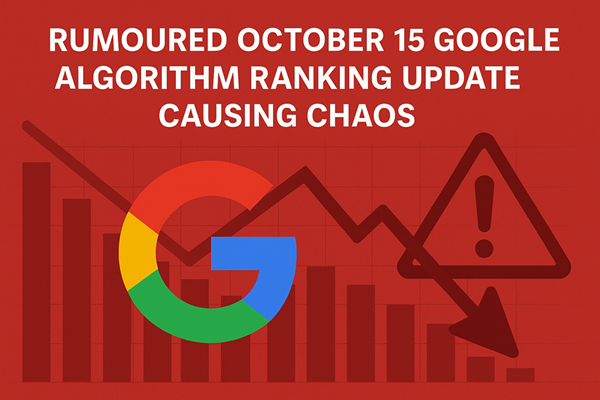 Rumoured October 15 Google Algorithm Ranking Update Causing Chaos