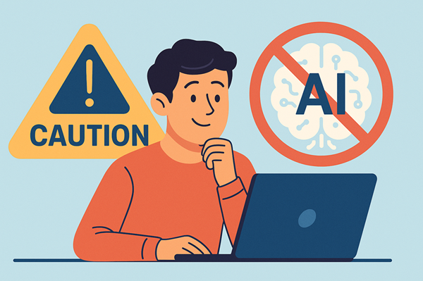 Caution - Don't rely solely on Ai