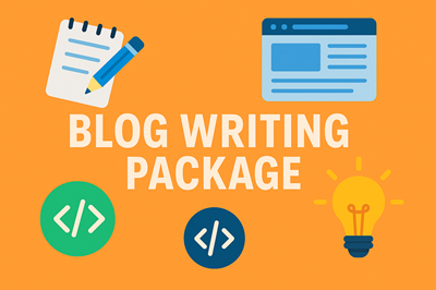 blog writing package