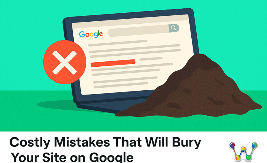 Mistakes That Bury Your Site on Google