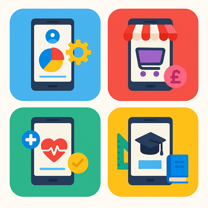 Mobile apps we offer