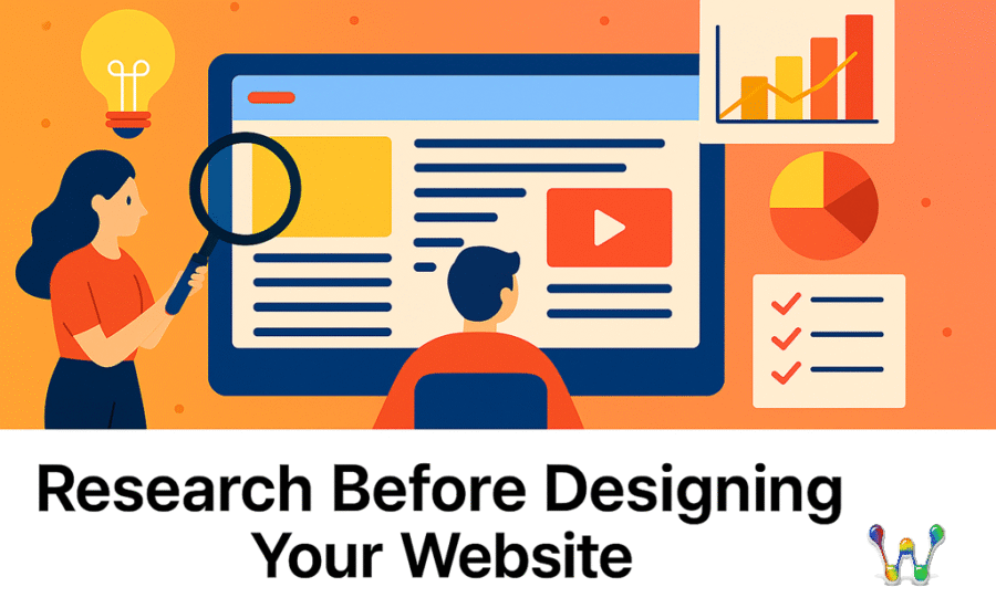what kind of research will we do on your business before designing your website