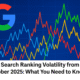 google search ranking october volatility