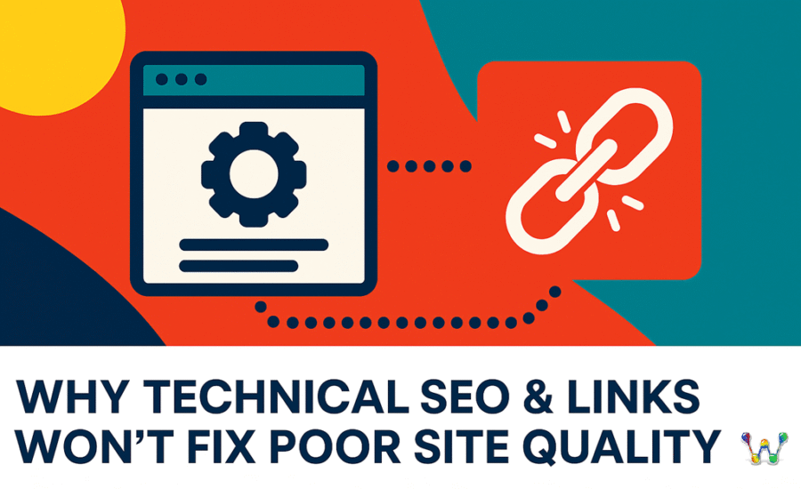why links site moves and technical seo can’t fix poor content