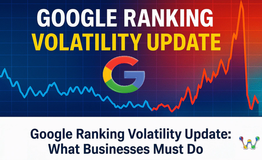 google ranking volatility update october
