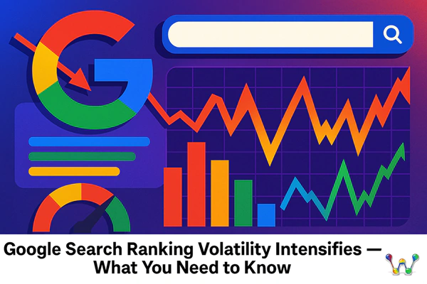 google search ranking volatility intensifies