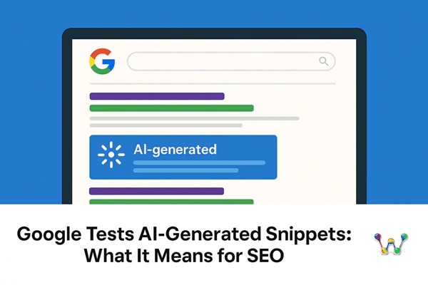 google tests ai generated snippets