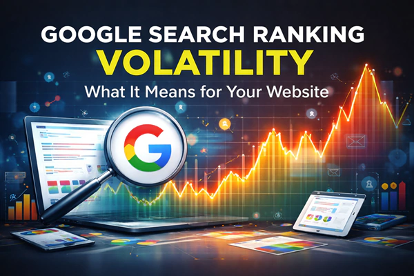 google search ranking volatility march 2026