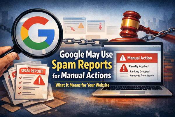 google might use spam reports for manual actions