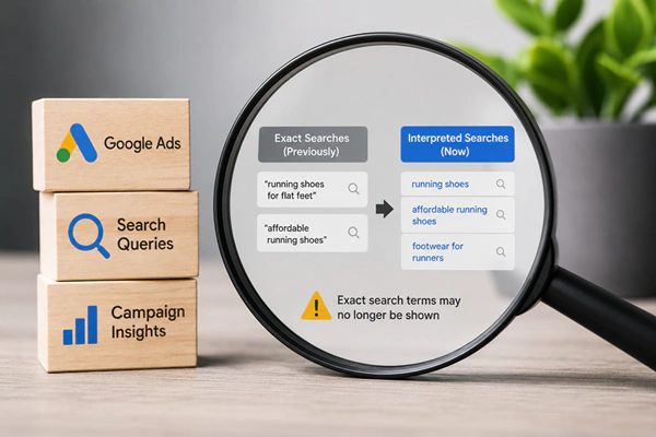 Google Ads Search Query Reports May No Longer Show Exact Searches