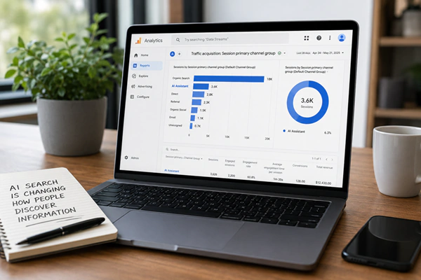 Google Analytics 4 Now Tracks AI Assistant Traffic: Why It Matters for SEO